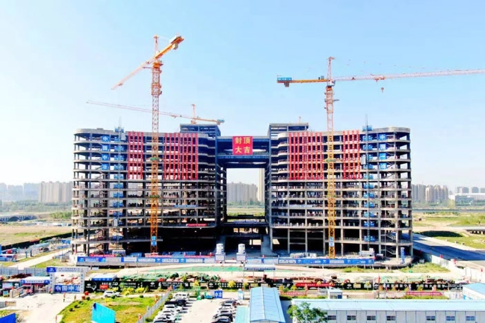 銀川絲路經(jīng)濟園領(lǐng)航大廈項目鋼結(jié)構(gòu)工程